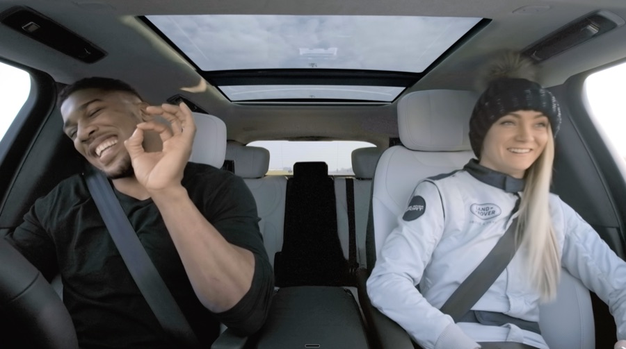Range Rover Sport test track — film still 1
